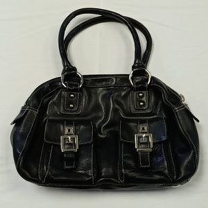 Perlina handbag, black, excellent cond.